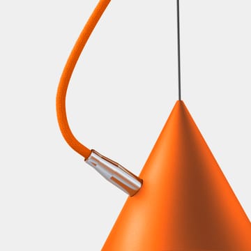 Lámpara colgante Castor 20 cm - Naranja-naranja-plata - Noon