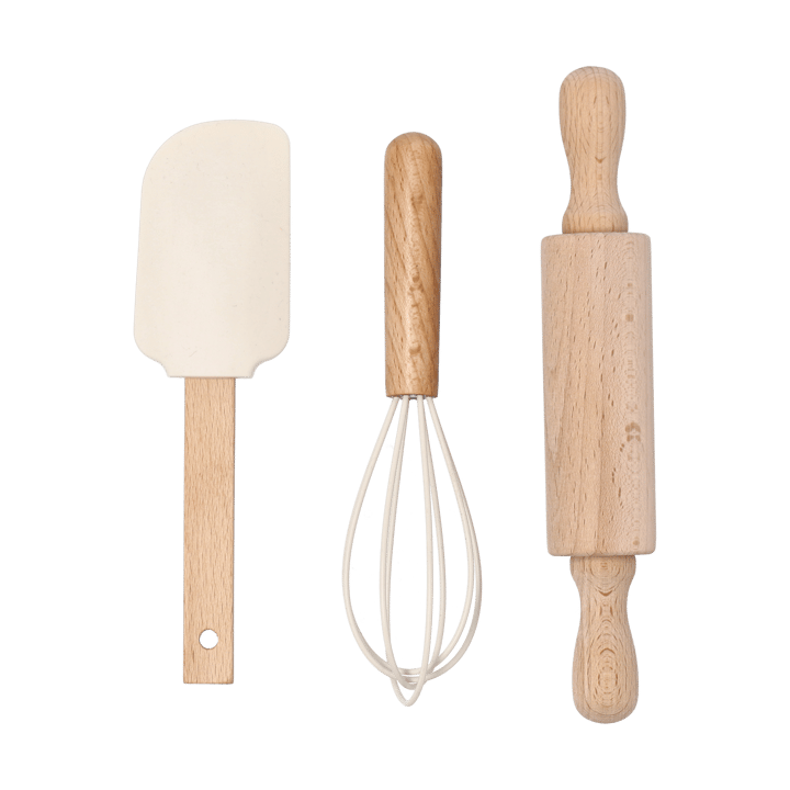 Utensilios de repostería Nordwik de silicona 3 piezas - Crema - Nordwik