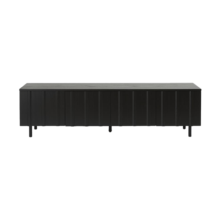 Aparador bajo Rib - Soft Black - Normann Copenhagen