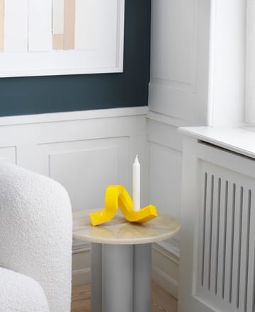 Candelabro Crooked 1 - Amarillo - Normann Copenhagen