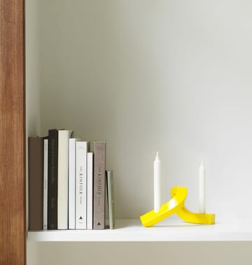 Candelabro Crooked 2 - Amarillo - Normann Copenhagen