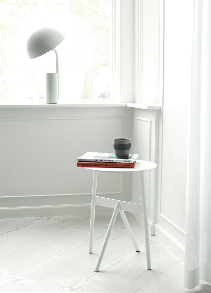 Mesa auxiliar Stock Table Ø37 cm H:46 cm, White Normann Copenhagen