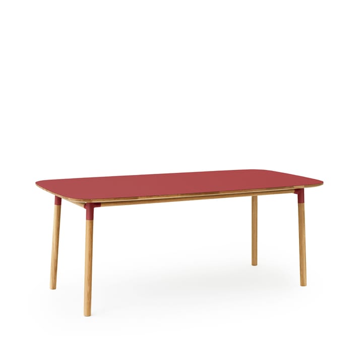 Mesa Form, Red, patas de roble Normann Copenhagen