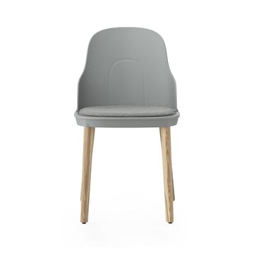 Silla Allez con cojín y patas de roble - Grey - Normann Copenhagen