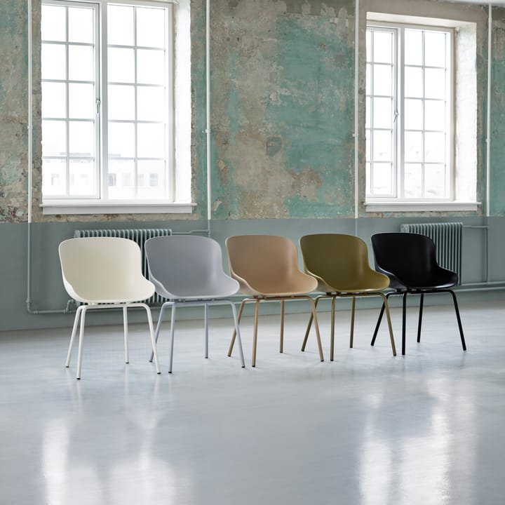 Silla con patas de metal Hyg, Gris Normann Copenhagen