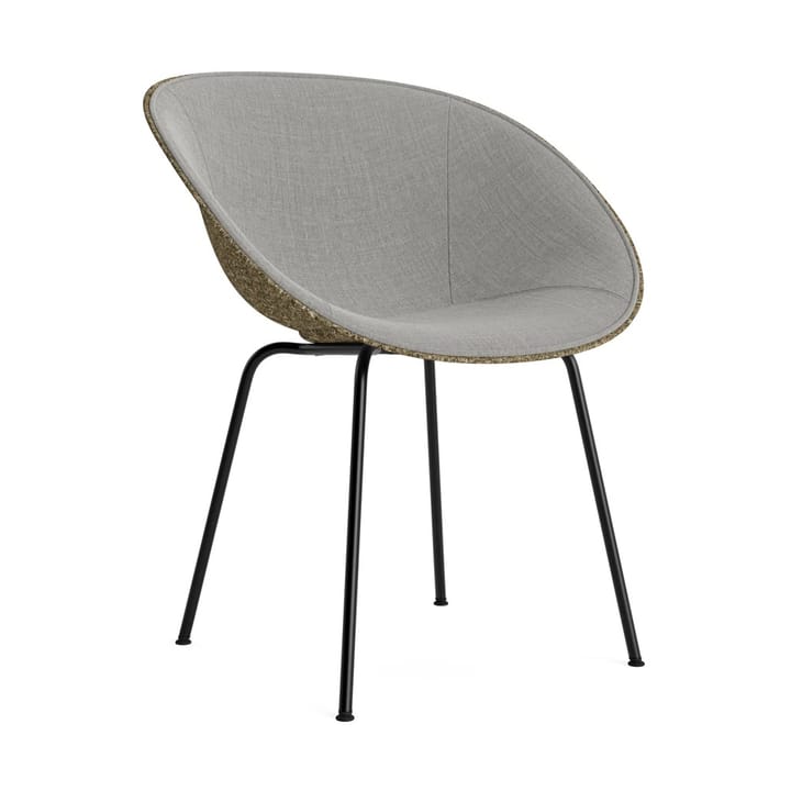 Silla con reposabrazos Mat Armchair - Seaweed-black steel - Normann Copenhagen