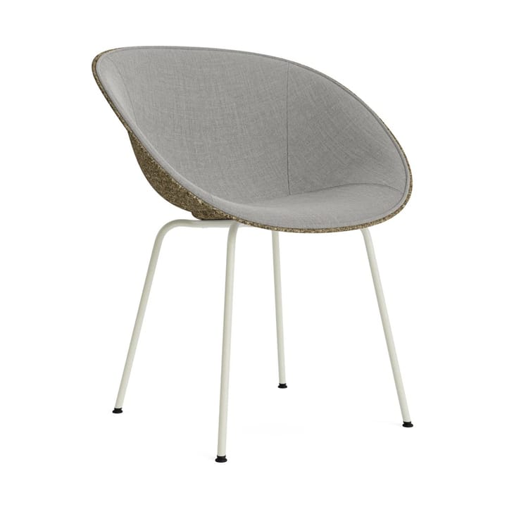 Silla con reposabrazos Mat Armchair - Seaweed-cream steel - Normann Copenhagen