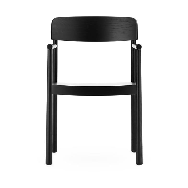 Silla con reposabrazos Timb, Black Normann Copenhagen