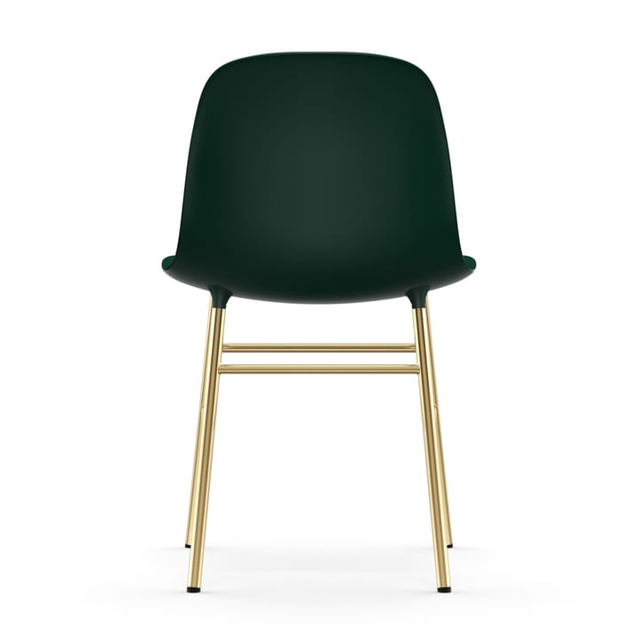 Silla Form patas latón, verde Normann Copenhagen