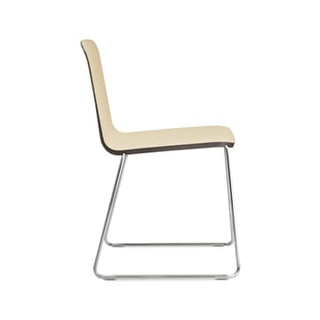 Silla Just - Negro, canto negro, base de metal negro - Normann Copenhagen