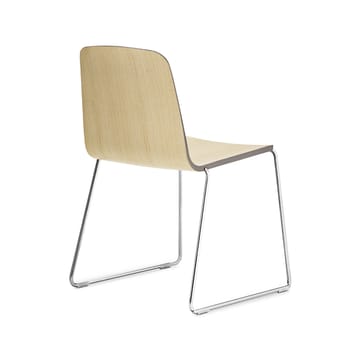 Silla Just - Negro, canto negro, base de metal negro - Normann Copenhagen