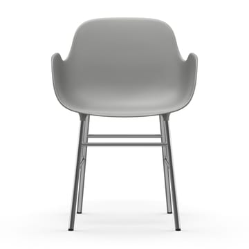 Sillón Form patas cromadas - Gris - Normann Copenhagen