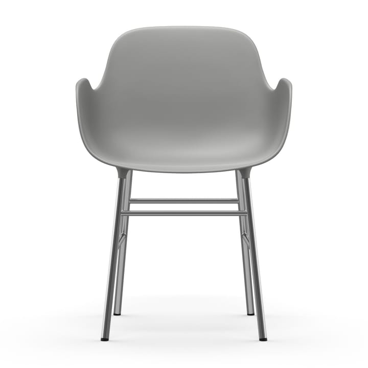 Sillón Form patas cromadas, Gris Normann Copenhagen