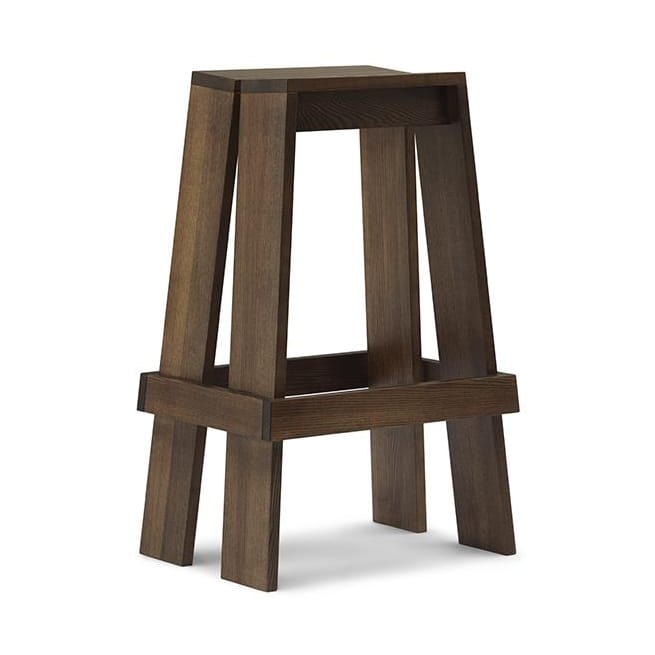 Taburete alto Let 75 cm - Brown Stained Ash - Normann Copenhagen