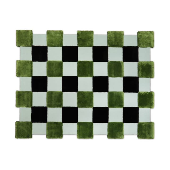 Alfombra ODC Segment Rug Collection Square - Green-black-mint, 142x198 cm - Ogeborg