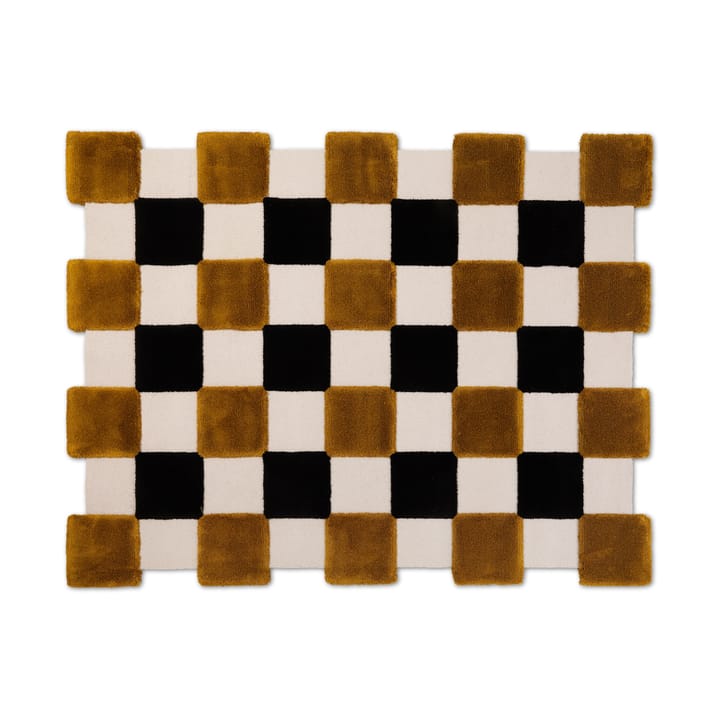 Alfombra ODC Segment Rug Collection Square - Ochre-beige-black, 142x198 cm - Ogeborg