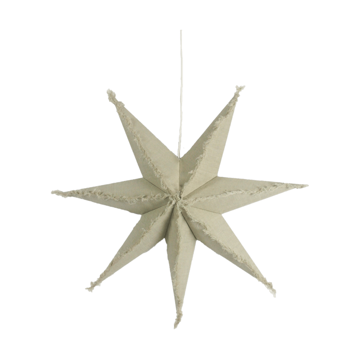 Estrella de Navidad Lino 68 cm - Naturaleza - Olsson & Jensen