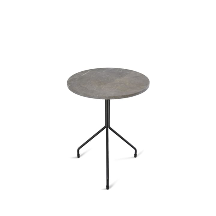 Mesa auxiliar Allforone - Grey marble-black, Ø50 cm - OX Denmarq