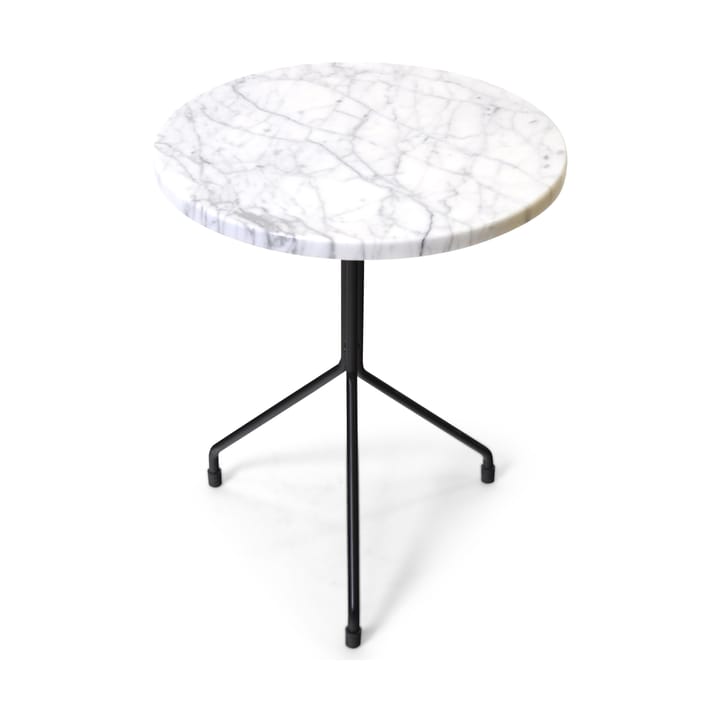 Mesa auxiliar Allforone - White carrara-black, Ø40 cm - OX Denmarq