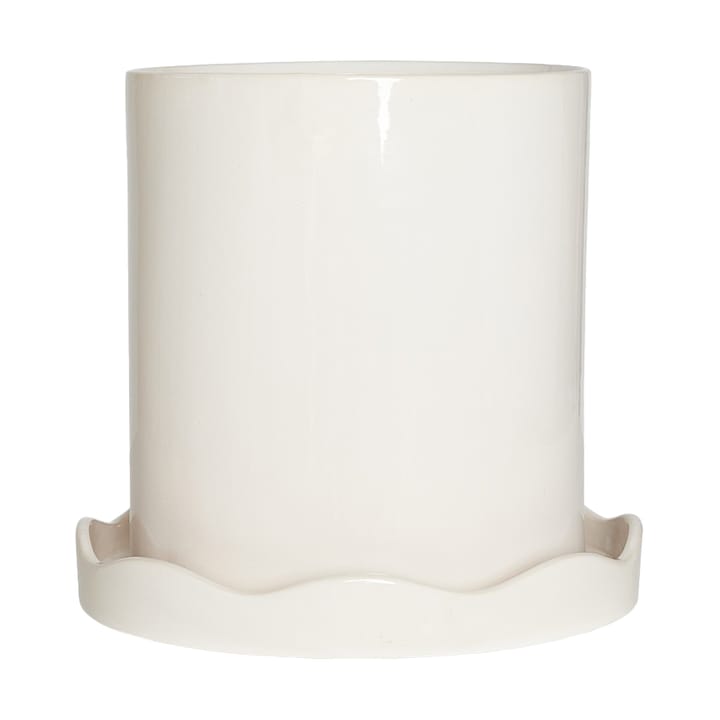 Maceta con base Nami medium Ø21,5 cm  - White - OYOY