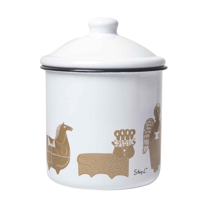 Bote Stig L Gingerbread - Blanco-oro - Pluto Design