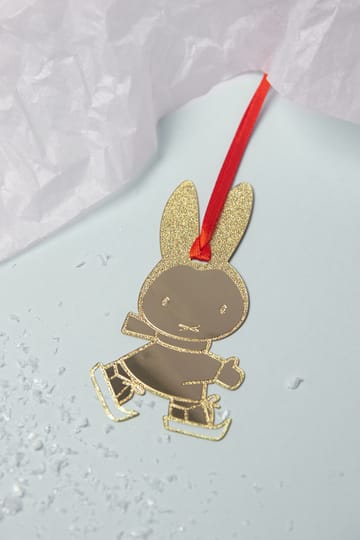 Colgante decorativo Miffy skating - Oro - Pluto Design