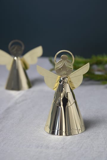 Decoración Singing angel dorado - 11 cm - Pluto Design