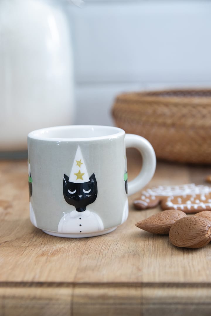 Taza Christmas cats, Gris-blanco-negro Pluto Design