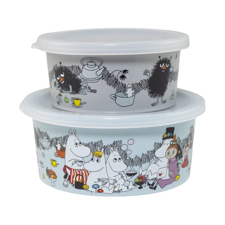 Set de 2 cajas de merienda Mumin Picknick Stinky - Multi - Rätt Start