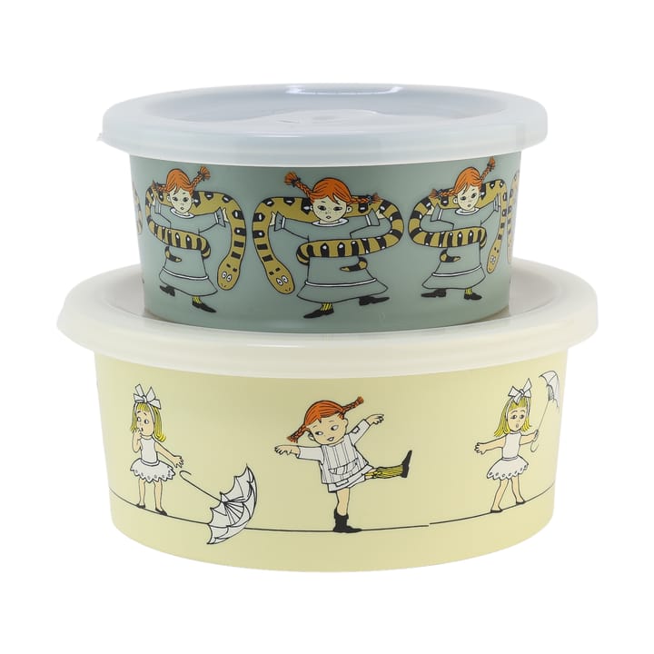 Set de 2 cajas de merienda Pippi Cirkus - Multi - Rätt Start