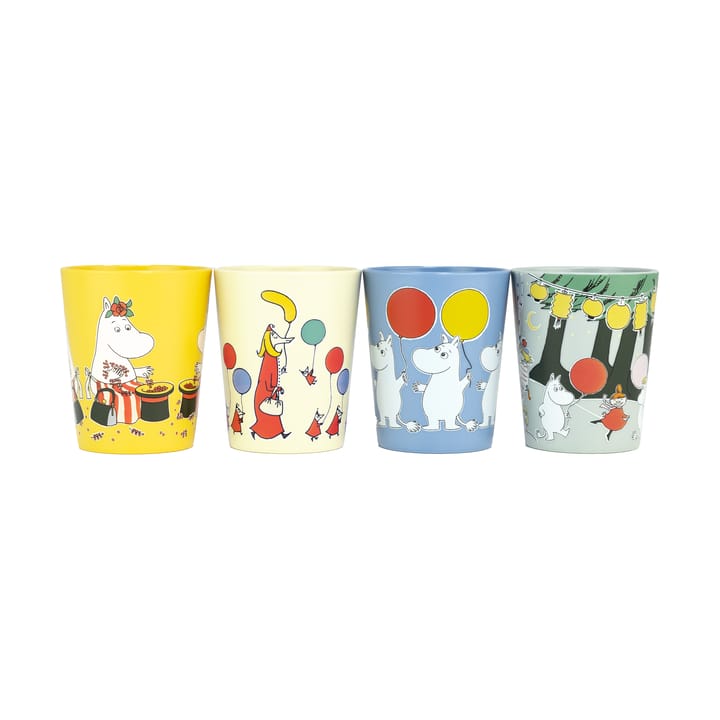 Set de 4 tazas coleccionables Mumin Festligheter 15 cl - Multi - Rätt Start