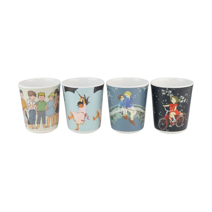 Set de 4 tazas de colección de Astrid Lindgren 15 cl - Multi - Rätt Start