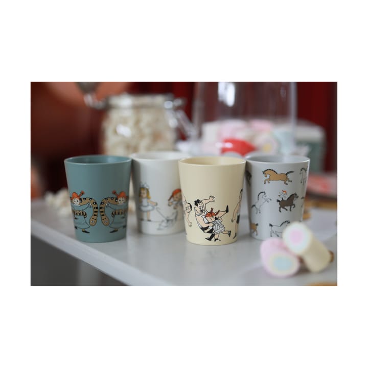 Set de 4 tazas de colección Pippi Cirkus 15 cl, Multi Rätt Start