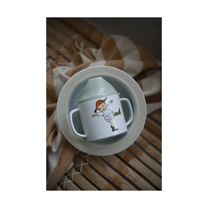 Taza con boquilla Pippi Cirkus 20 cl, Beige Rätt Start