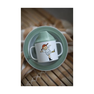 Taza con boquilla Pippi Cirkus 20 cl - Verde - Rätt Start