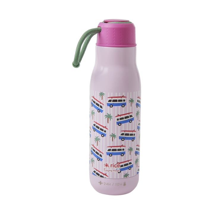 Botella termo Rice 50 cl - Coches rosas - RICE