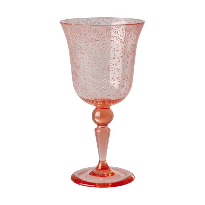 Copa de vino diseño burbuja Rice 36 cl - Melocotón - RICE