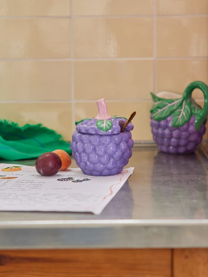 Cuenco de cerámica Rice con tapa, Lavanda RICE