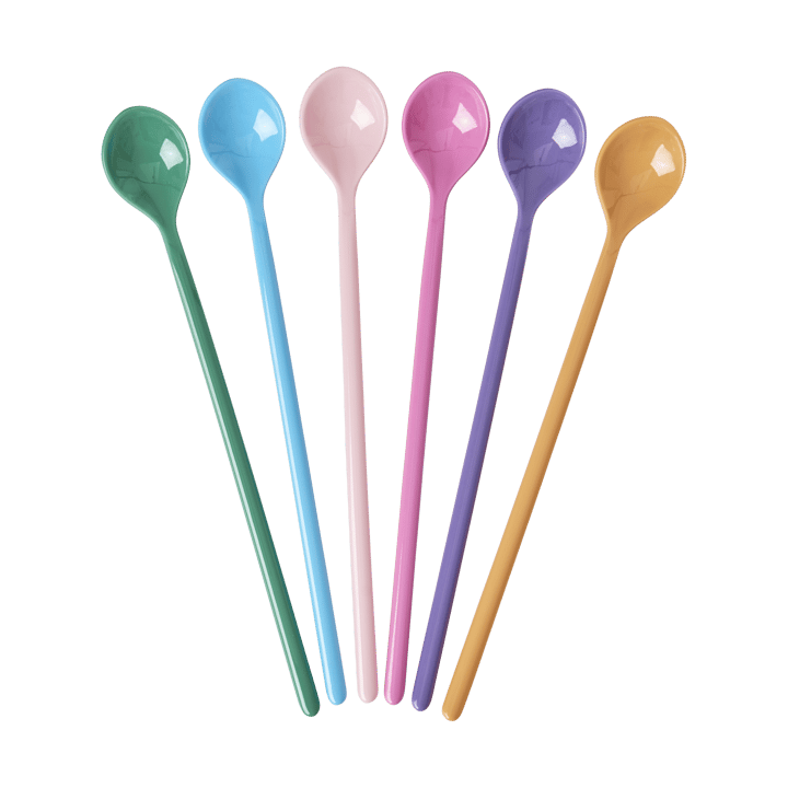 Set de 6 cucharas alargadas Rice melamina, La Alegría de Vivir RICE