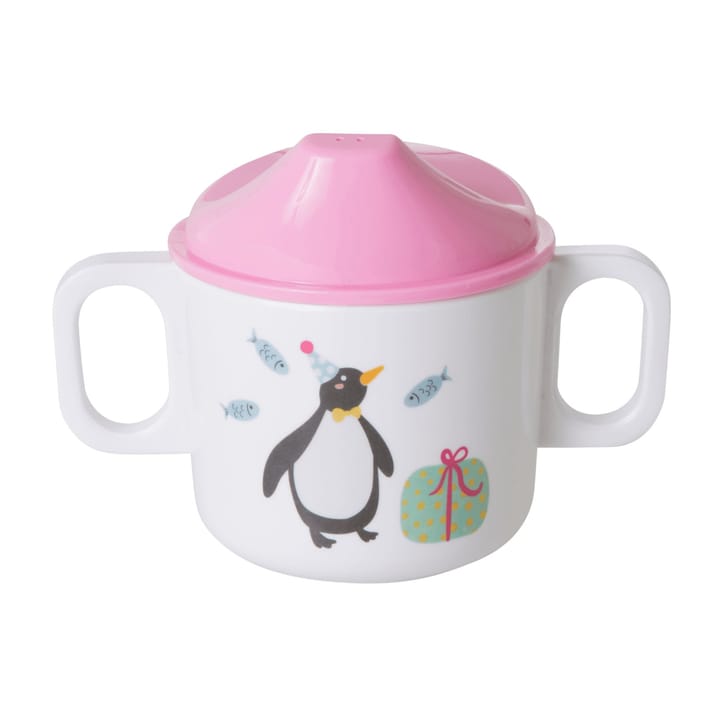 Taza infantil con dos asas Rice 20 cl - Party animal-Pink - RICE