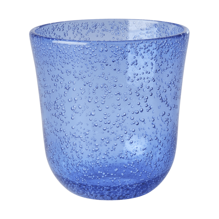 Vaso diseño burbuja Rice acrílico 41 cl, Azul RICE