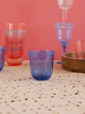 Vaso diseño burbuja Rice acrílico 41 cl - Azul - RICE