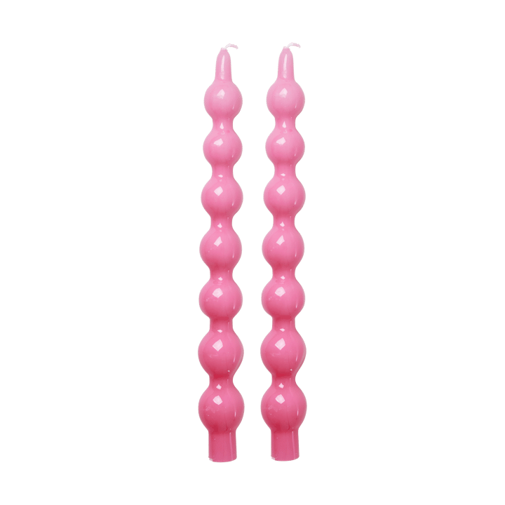 Vela Rice 30,2 cm, 2-pack - Rosa - RICE