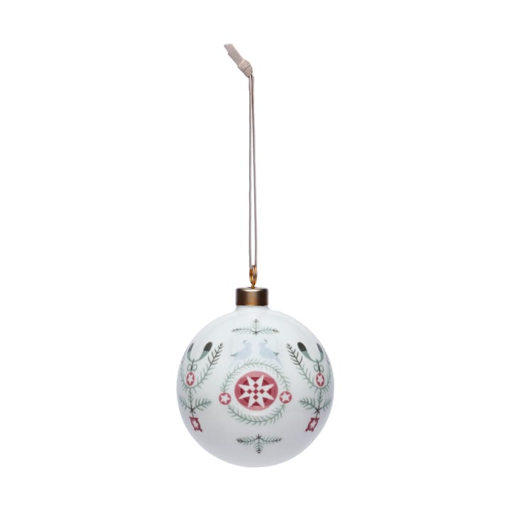 Bola de navidad Swedish Grace Winter Ø8 cm - Blanco
 - Rörstrand