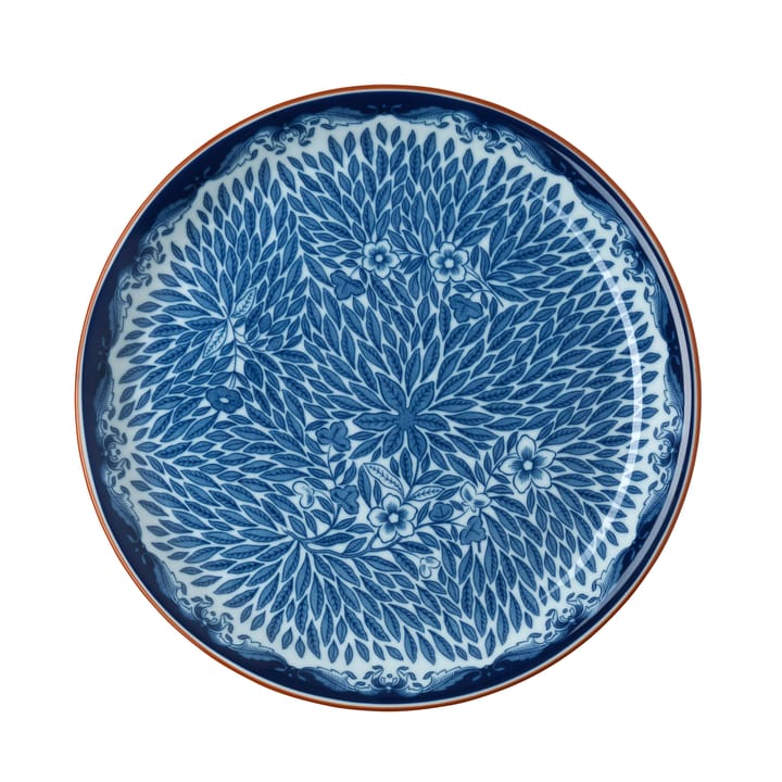 Taza 40 cl y platillo Ø20 cm Ostindia Floris, Azul
 Rörstrand