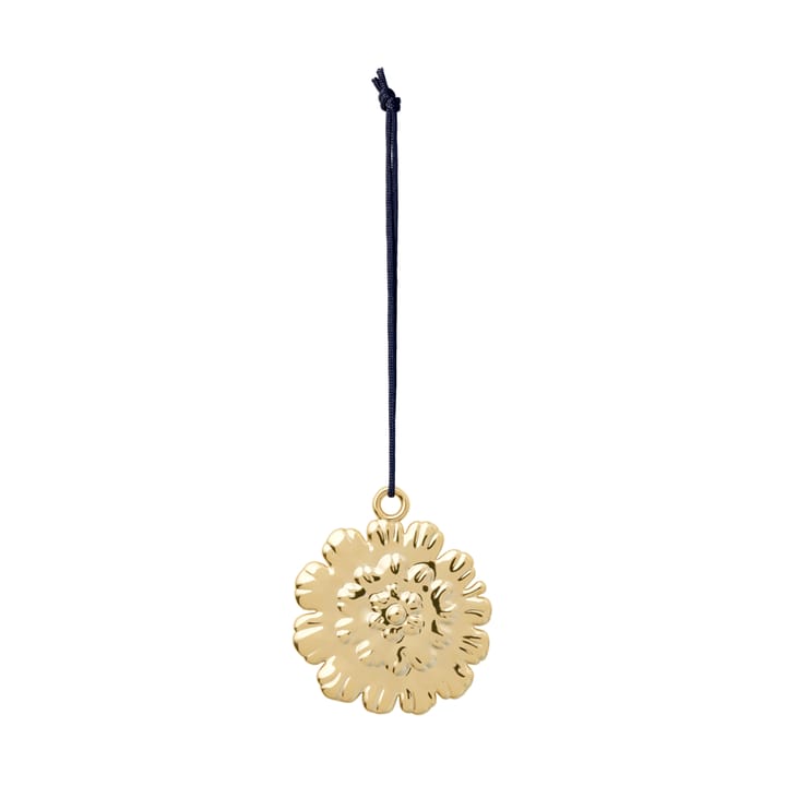 Colgante navideño Ball flower 6,5 cm - Dorado - Rosendahl