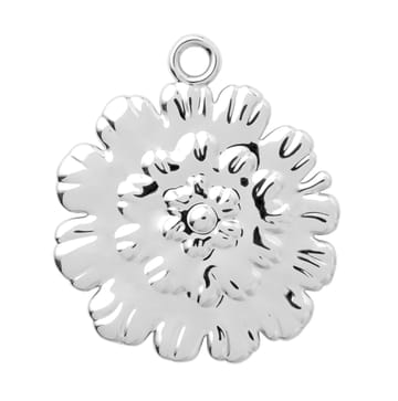 Colgante navideño Ball flower 6,5 cm - Plateado - Rosendahl