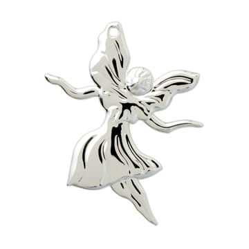 Colgante navideño Dancing angel 7 cm - Plateado - Rosendahl