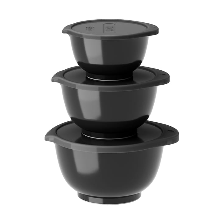 Set de 3 mini cuencos Margrethe - Black edition - Rosti