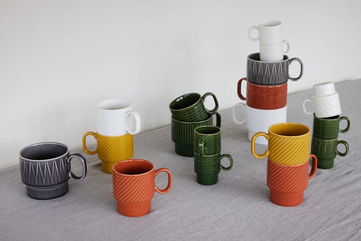 2 Tazas de café Coffee & More - Amarillo - Sagaform